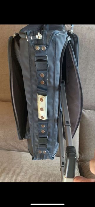 Чемодан вещевой, экокожа.