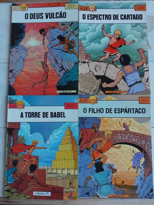 4 Livros de BD: ALIX, por Jacques Martin