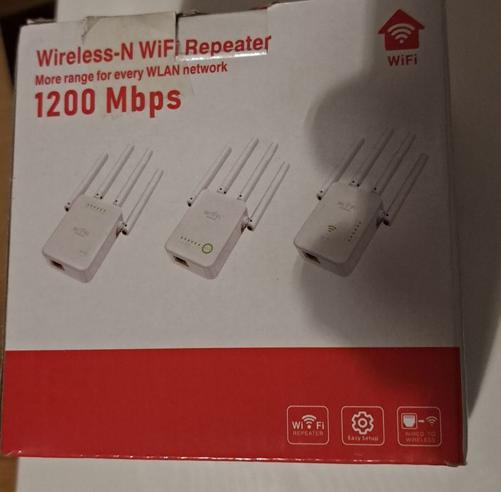 Bezprzewodowy wzmacniacz sygnału WIFI, repeater