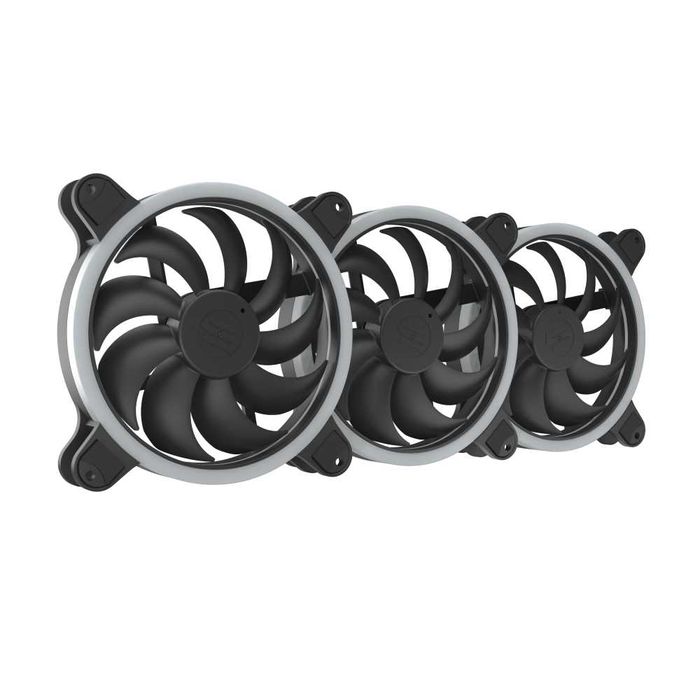 Wentylatory SilentiumPC Corona HP EVO ARGB KIT 4x140mm +Aurora II