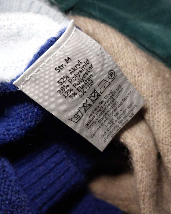 Świetny lekki, cienki, sweterek w patchworkowy wzór, kolorowy, wiosna