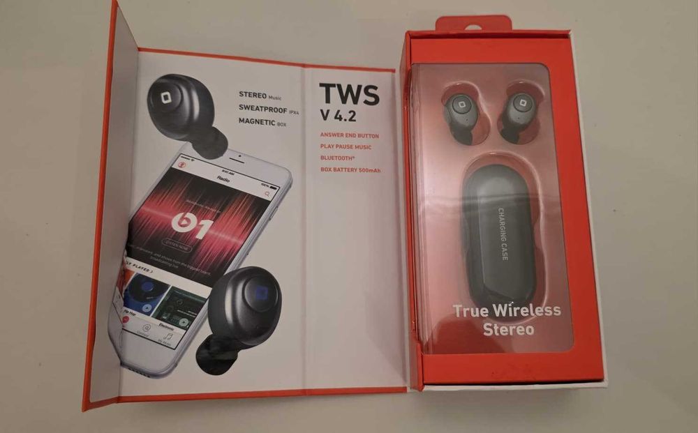 SBS Auriculares Bluetooth TWS BT490 Black