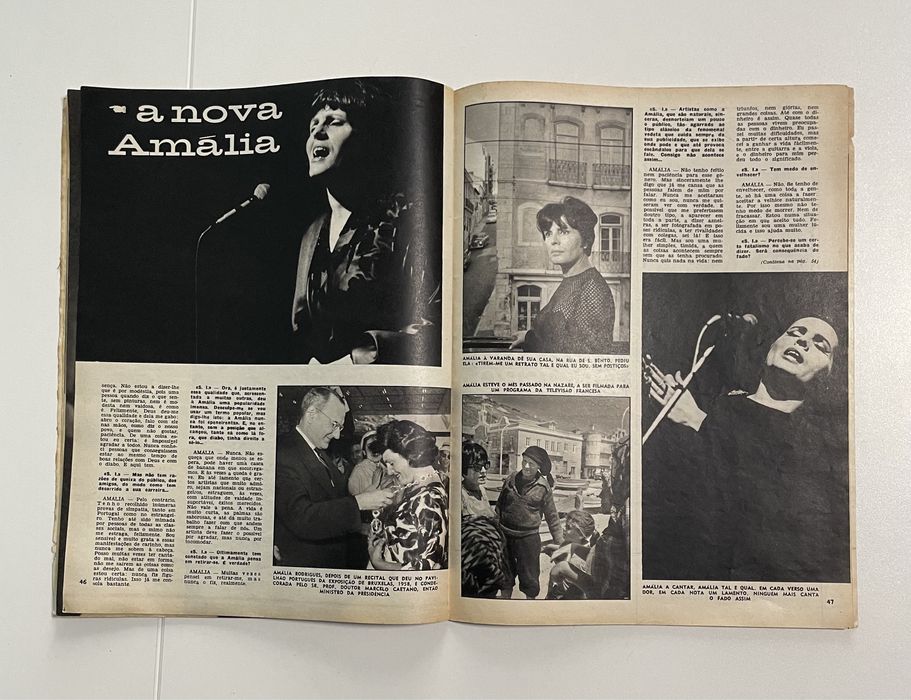 Revistas Amália Rodrigues - O Século Ilustrado / Visão