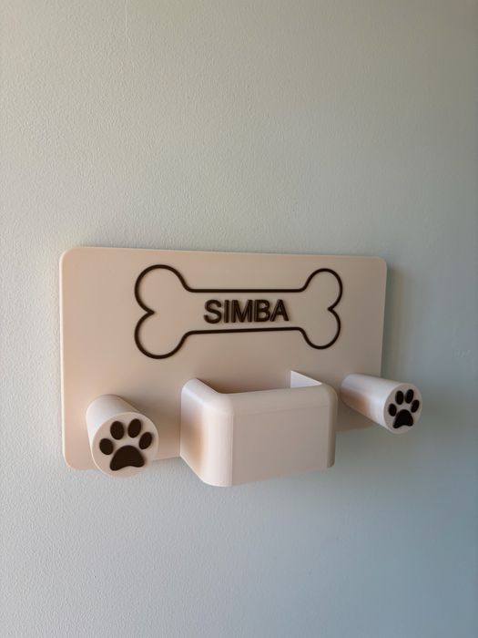 Suporte Personalizado para Trela de Cão