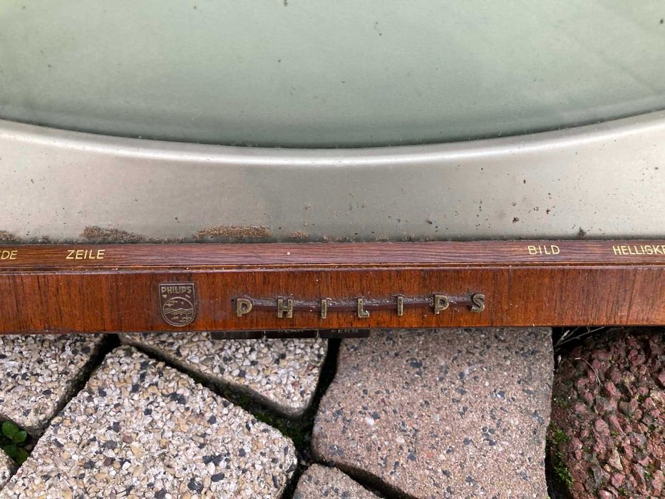 philips antyk telewizor lampowy ta