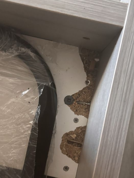 Beliche azul com roupeiro e 2 gavetoes