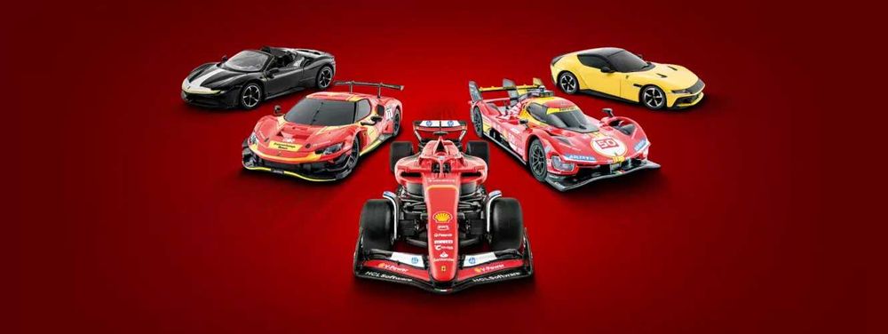 FERRARI 296 GT3  - SHELL 2025 autko sterowane bluetooth model 1:41