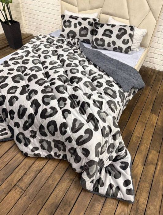 Ковдра велюрова. Велюрове покривало на ліжко на подарунок.