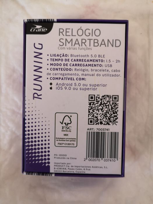 Relógio Smartband (caixa selada!)