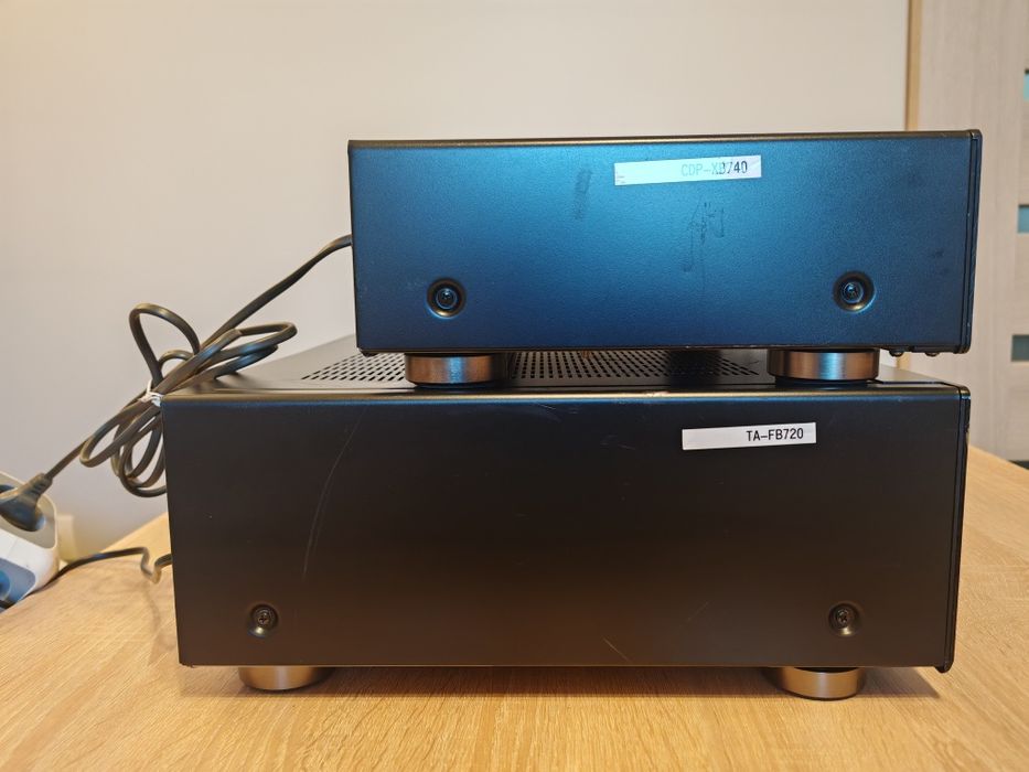 Zestaw SONY QS TA-FB730R+ CDP-XB740+RM-316