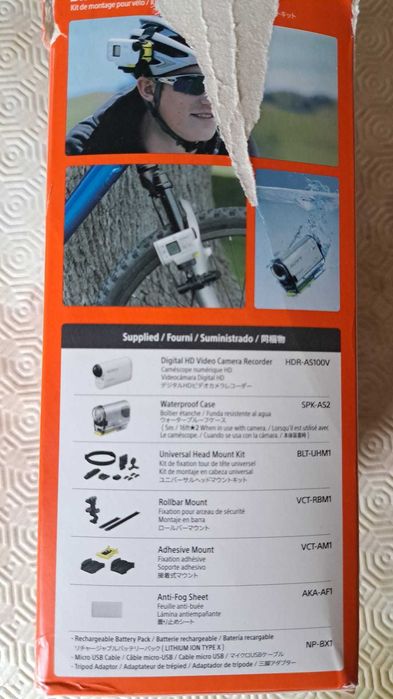 Sony HDR-AS100VB Action Camera Bike Mount Kit