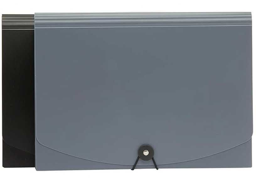 2 Pastas Acordeão Amazon Basics A4 (13 divisórias) - Novas