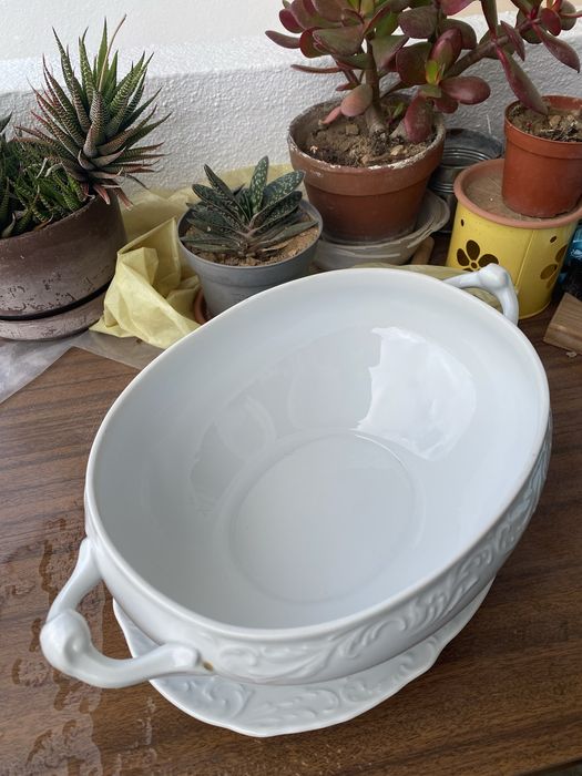 Conjunto SPAL – Taça com tampa + prato (estado irrepreensível)