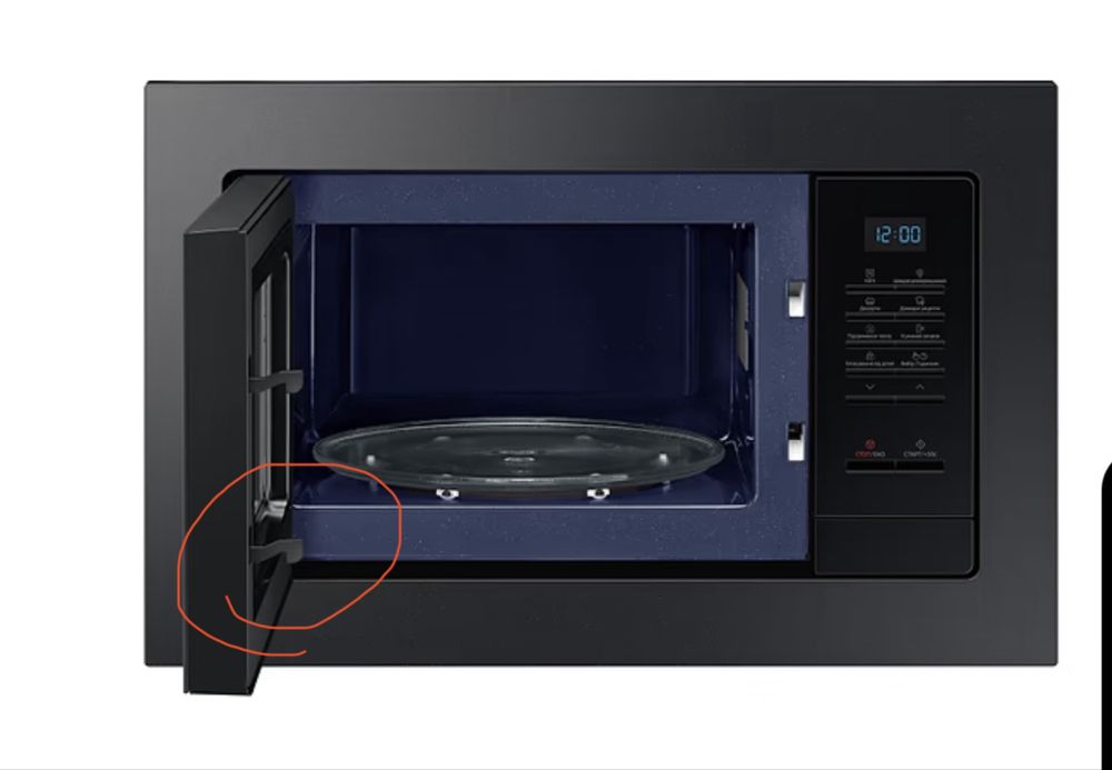 Мікрохвильова піч (НВЧ) вбудована Samsung MS20A7013AB/UA