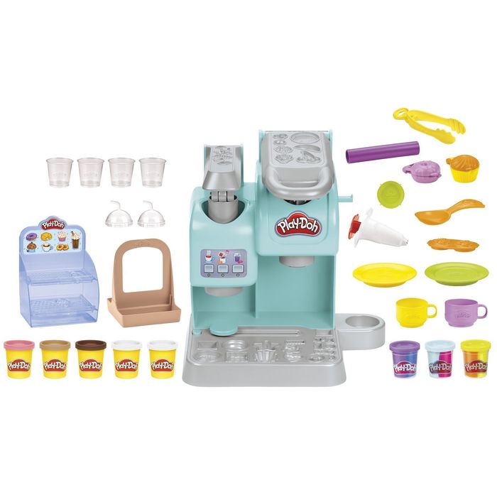 ZESTAW ciastoliny Play-Doh kawiarnia ekspres 8 tubek
