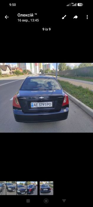 автомобіль Шевроле Ланчети