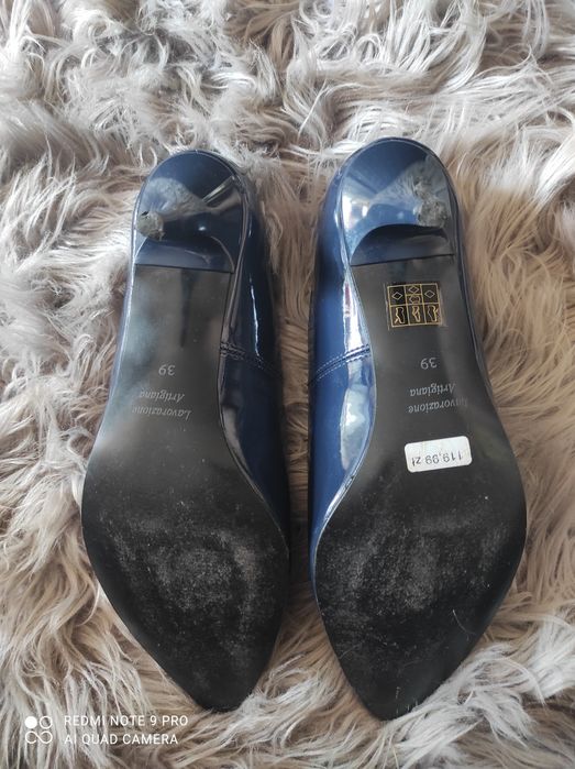 Buty skórzane lakierowane