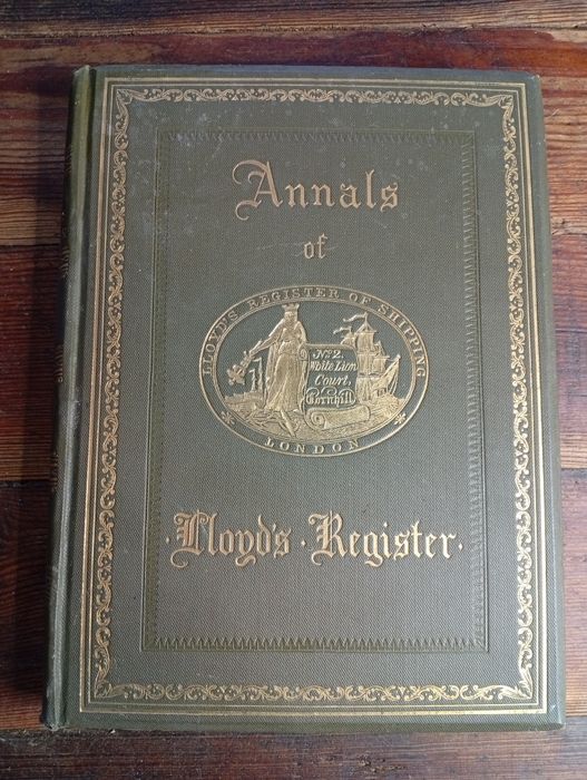 Livro Antigo e Raro: Annals of Lloyd's Register (1884)