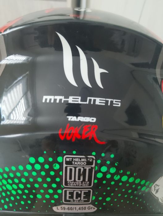 Продам мотошолом MT Targo Joker+гарнітура