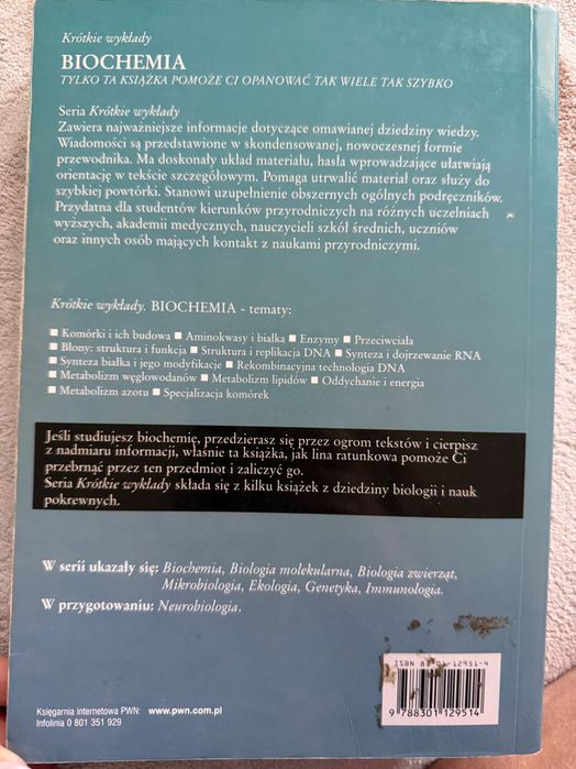 Biochemia krótkie wykłady