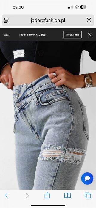 Spodnie jensowe OlaVoga