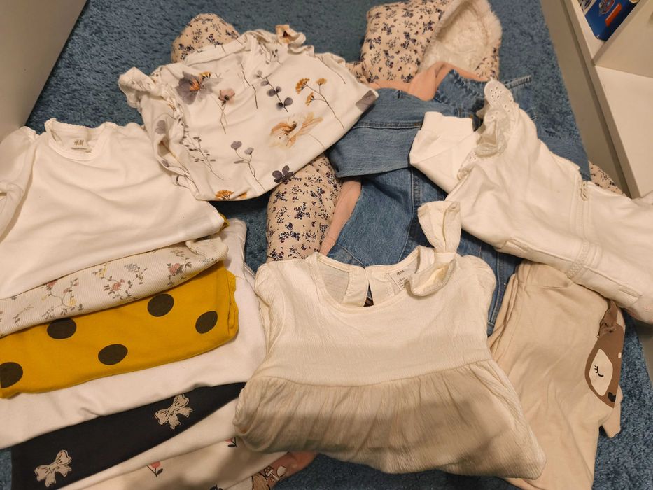 Paczka ubrań dla dziewczynki r.86