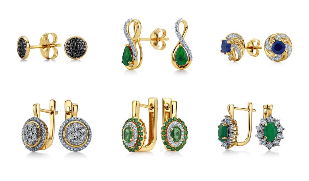 Pierścionek Diament 0,10ct żółte złoto