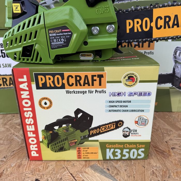 Бензопила PROCRAFT- K350S ланцюг та шина 30 см