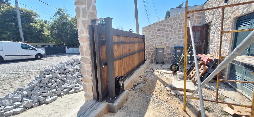 Portões Automáticos de Abrir,  uma ou duas folhas