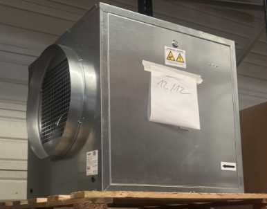 Caixa motorizada para ventilação de hotte de restaurante