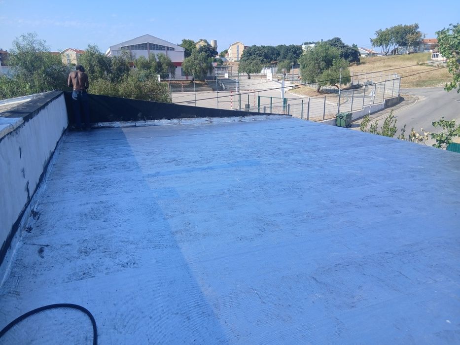 Aplicação de tela asfaltica  impermeabilização529846897330114562