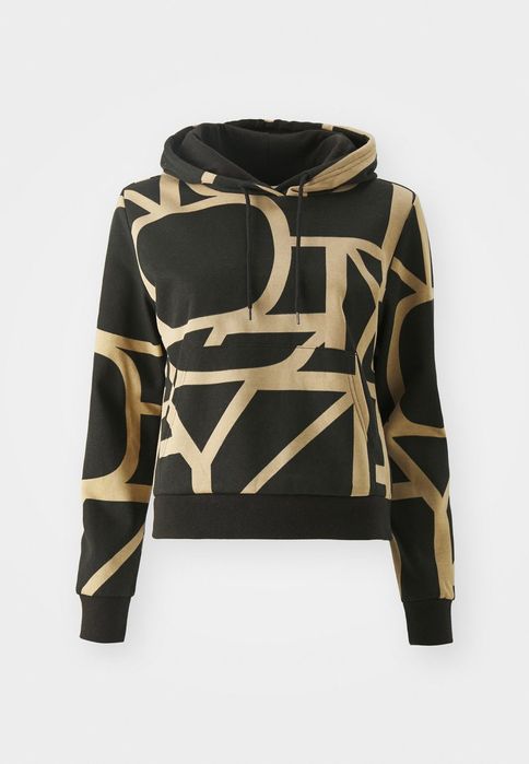 Bluza z kapturem brązowa Only M