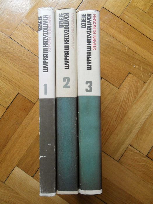 Dzieje wypraw krzyżowych 1+2+3, Runciman, Duża seria Ceramowska 3 szt