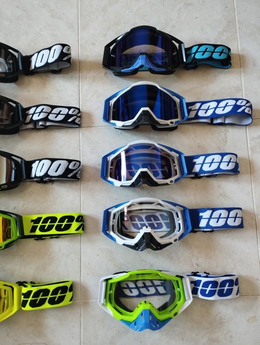 Óculos motocross 100%