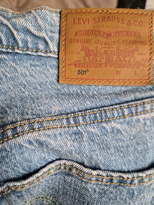 Jeansy Levi's 501 Crop Straight Leg, rozm. 27x28