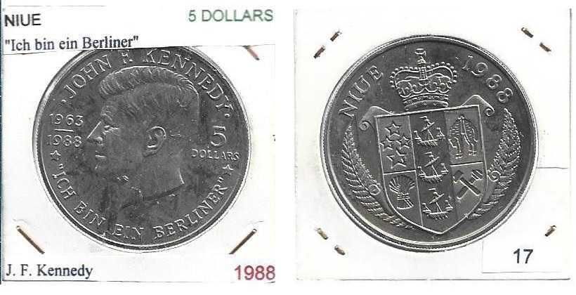 Niue - - - - - Moedas