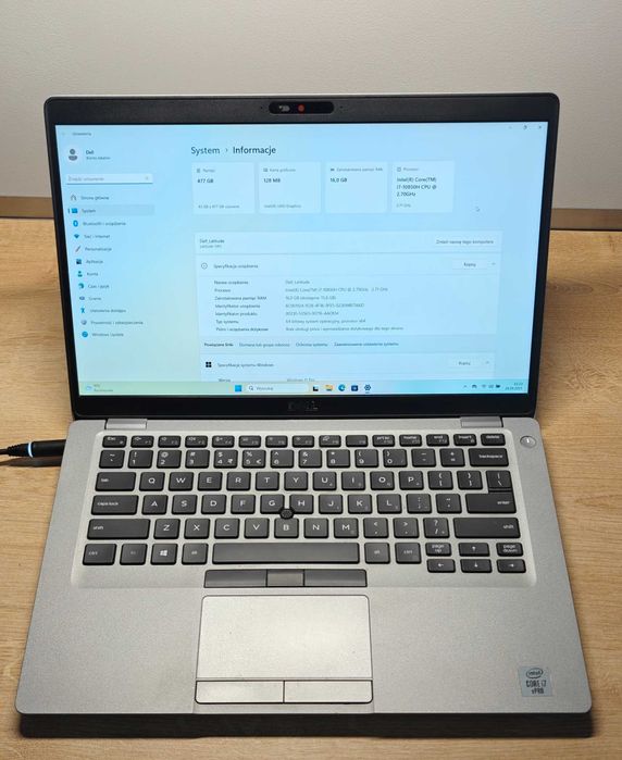 Dell Latitude 5411 - core i7 16GB RAM 512SSD nowa bateria