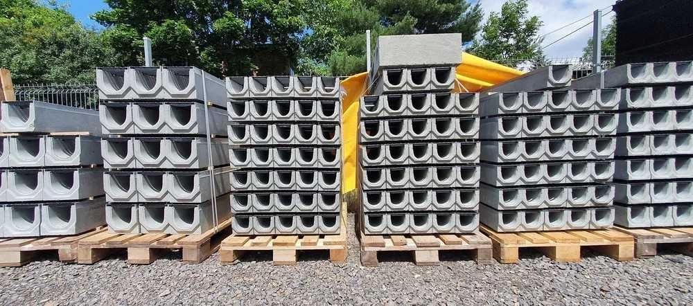 Odpływy Liniowe Kanały Betonowe B125 C250 D400 Odwodnienia Studzienki