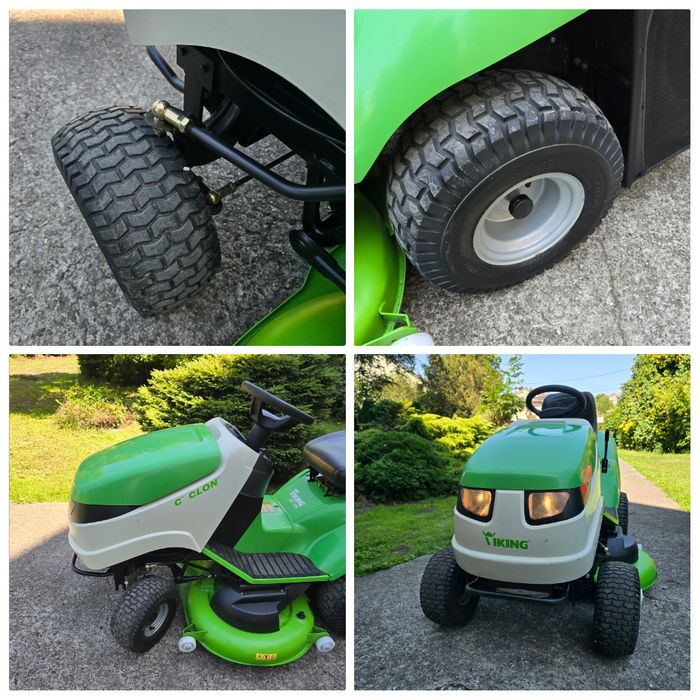 Traktorek kosiarka Viking Stihl 22KM v-ka B&S pompa oleju hydro 122cm SUPER STAN POLECAM  GWARANCJA