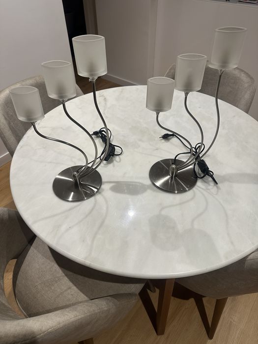 Candeeiros mesinha de cabeceira