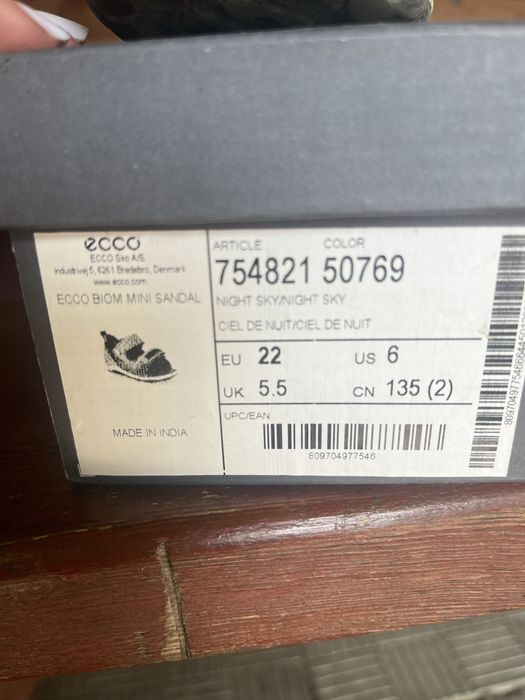 Босоніжки, сандалі Ecco biom