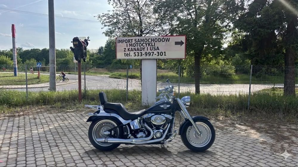 Harley-Davidson Softail Fat Boy FLSTF dużo dodatków,