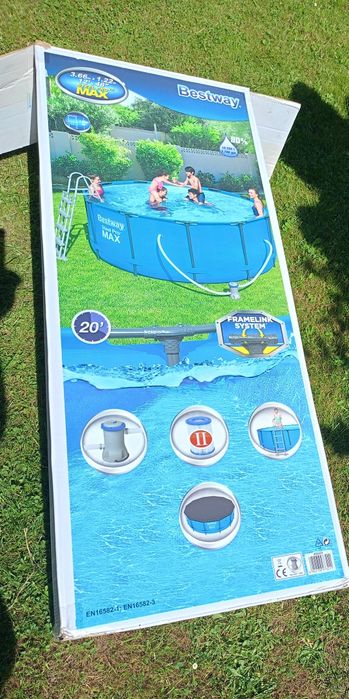 Basen , pompa piaskowa , drabinka , kulki filtracyjne