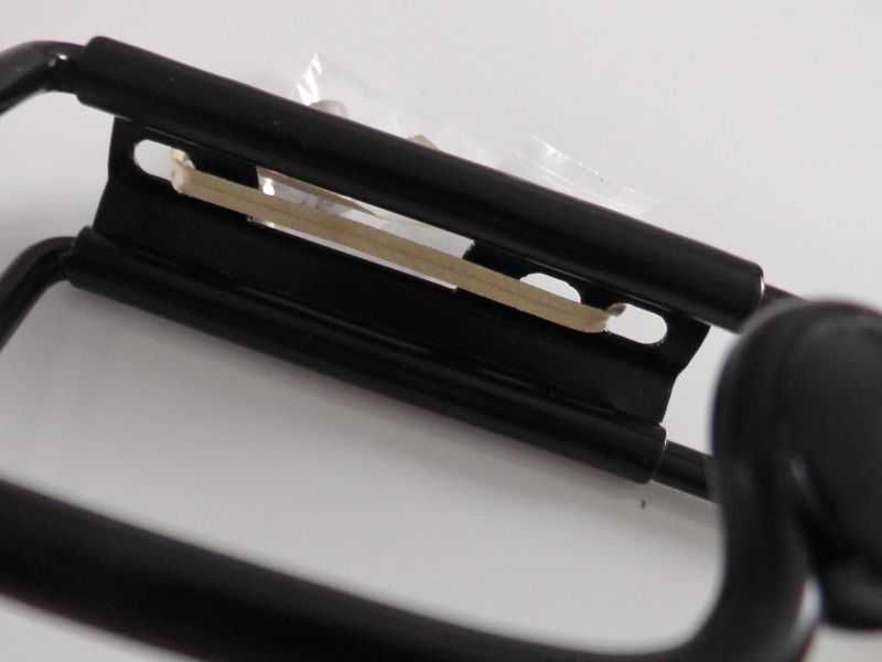 Uchwyt na bidon aluminiowy 7,5cm czarny