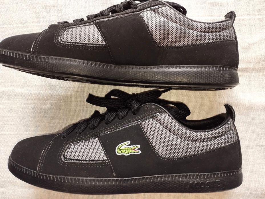 Nowe zamszowe buty sneakersy trampki Lacoste rozmiar 40
