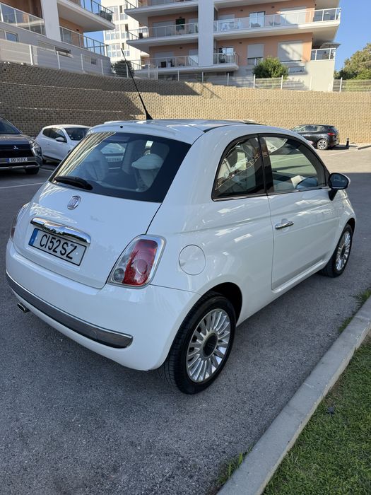 Fiat 500 Lounge • Fire 1.2 Gasolina • Teto Panorâmico • Distribuição Feita • IPO Setembro 2027 • Bem Estimado