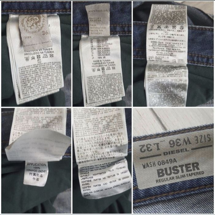 Джинси DIESEL 'Buster' W36L32 Оригінал