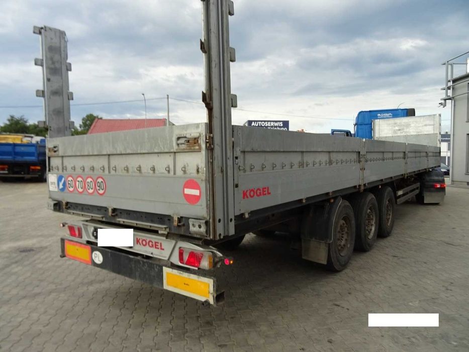 Wynajem naczepy burtówki Koegel S24