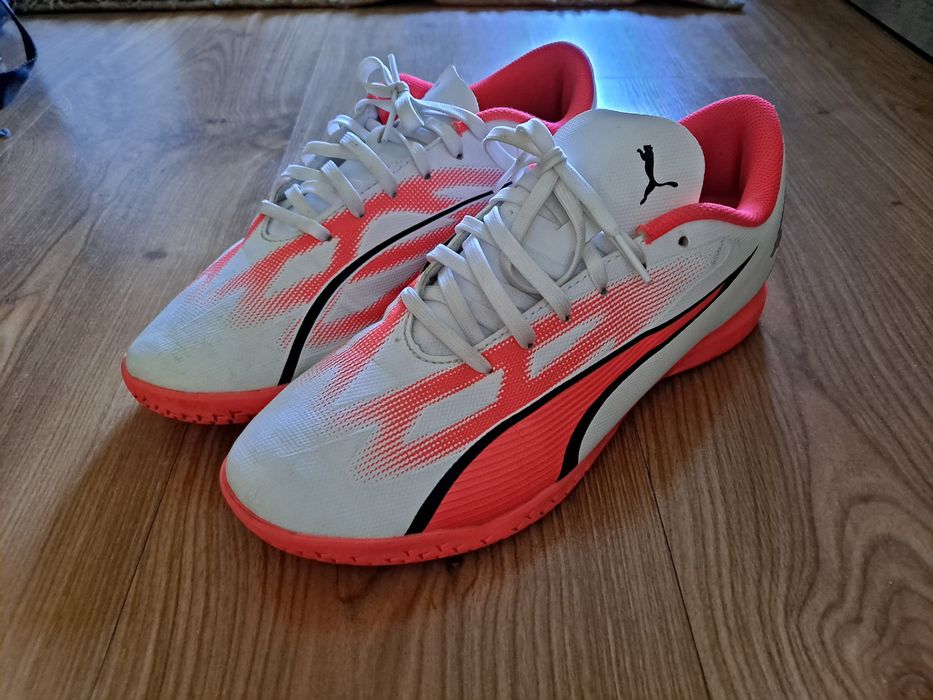 Halówki puma czerwono białe