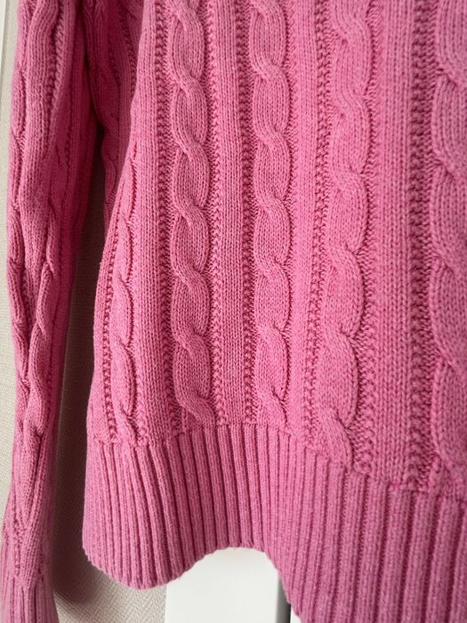 Polo Ralph Lauren camisola rosa cable knit 16 anos / S